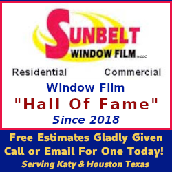Sunbelt Window Film Katy Houston Texas window tint film